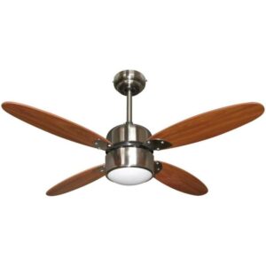 Zephir Ventilatore a Soffitto in Legno con Luce 4 Pale ZFR4107M