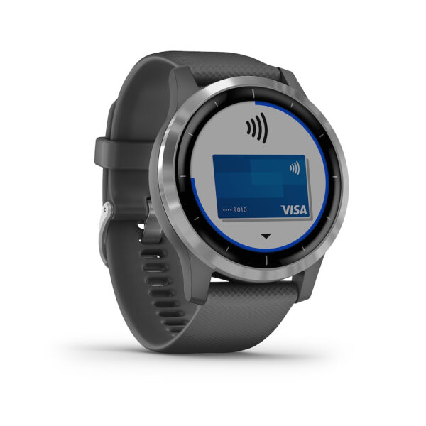 Garmin Smart Watch Gps Bt Vivoactive 4 Shadow GRAY/SILVER 0100217402