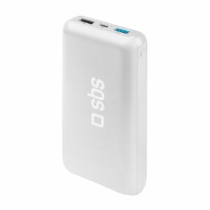 SBS Powerbank 20000Mah 2Usb Bianco TTBB200002UFASTW