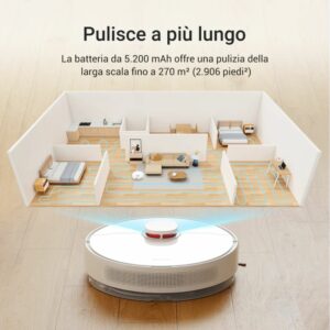 Dreame D10 Plus Robot 3in1 Aspirapolvere Lavapavimenti Autosvuotamento 4.000Pa DRED10PLUS