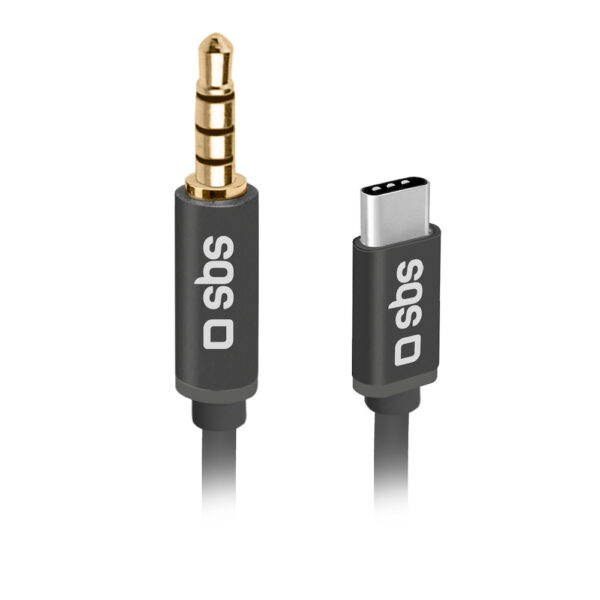 SBS Cavo Jack 3.5Mm Usb Type-C M/M TECABLE35TYCK