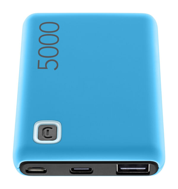 Cellularline Power Bank 5000Mah Usb-C/Micro Usb/Usb BLU PBESSENCE5000B