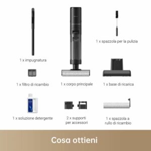 Dreame H12 Pro Aspirapolvere Lavapavimenti 300W Wet&Dry DREH12PRO