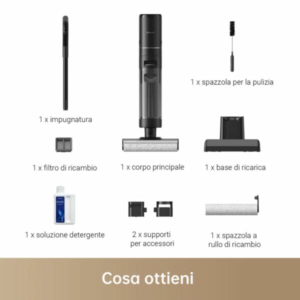 Dreame H12 Pro Aspirapolvere Lavapavimenti 300W Wet&Dry DREH12PRO