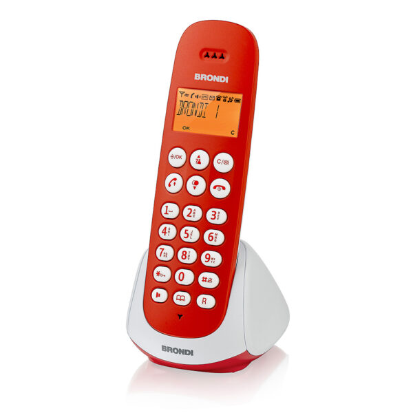 Brondi Cordless V.Voce 20Num Eco Dect Sveglia Ross Bianco ADARAROSSOBIANCO 2