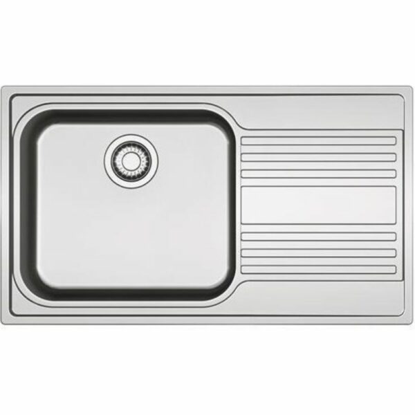 Franke Lavello Inox 86Cm 1 Vasca Maxi con Gocciolatoio Destra RPX611LDXLB