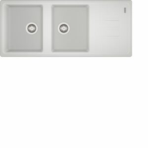 Franke Lavello 116Cm 2 Vasche Con Gocciolatoio Dx Malta Bianco BSG621BIANCO