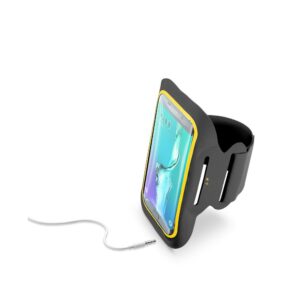 Fascia da Braccio universale per Smartphone Max.5.5" Microfibra Nero CellularLine ARMBANDFIT55K