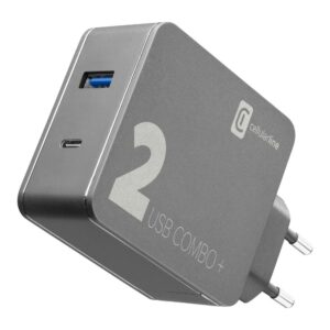 Caricabatterie Rete 1 USB-C e 2 USB CellularLine ACHITKITC2CQCPD48K