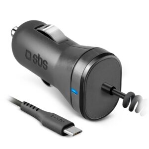 Caricabatterie Auto Universale Micro USB 2100Mah Rapido Nero SBS TECRMICRO21AFAST