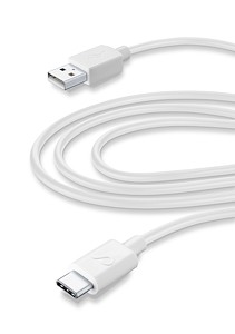 Cellularline Cavo Dati 3M Type-C BIANCO USBDATACUSBC3MW