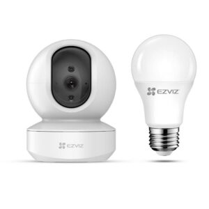 Ezviz Ip Cam Motorizzata Wi-Fi TY1 + Lampadina LB1 E27 INE326