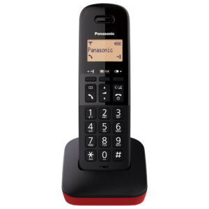 Panasonic Cordless 1.4" Mem.50Num. Call Block RED KXTGB610JTR