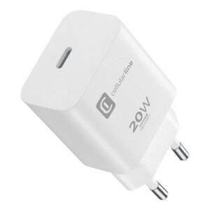 Cellularline Caricabatterie Rete Apple Usb Type-C 20W Pd BIANCO ACHIPHUSBCPD20SMLW