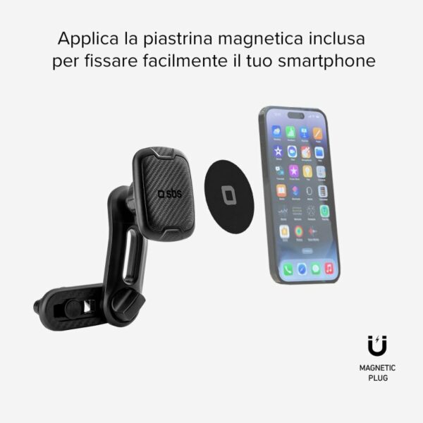 support magnetico doppia clip 2