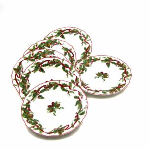 Royal Family Set 6 Piattini Dolce Christmas Carol 0722604