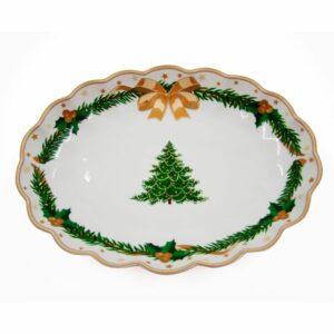 Royal Family Centrotavola 35 Cm Gold Christmas 0722708