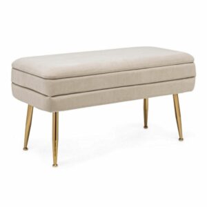 Bizzotto Panca Contenitore Pavlina Beige 0720384