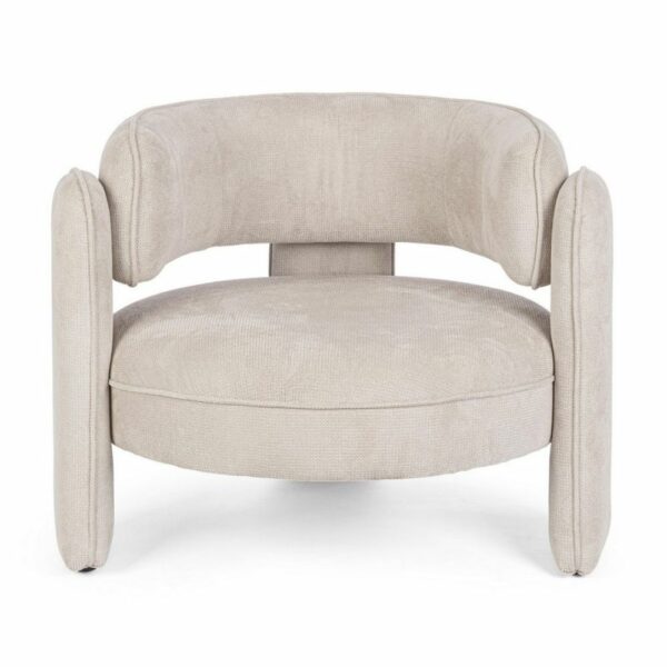 Poltrona in tessuto Beige Aisha Bizzotto 0735250