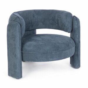 Poltrona in tessuto Blu Aisha Bizzotto 0735251