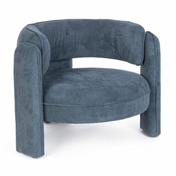 Poltrona in tessuto Blu Aisha Bizzotto 0735251