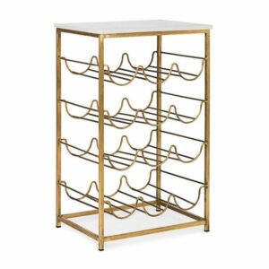 Bizzotto Tavolino con Porta Bottiglie 12 Pz Marmol 0746697