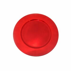 Mercury Sottopiatto Classic Rosso 33Cm Foglia Oro in Plastica 75058