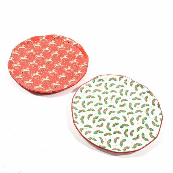 Mercury Piatto Piano 30 Cm in Ceramica DECORO CASUALE 70438