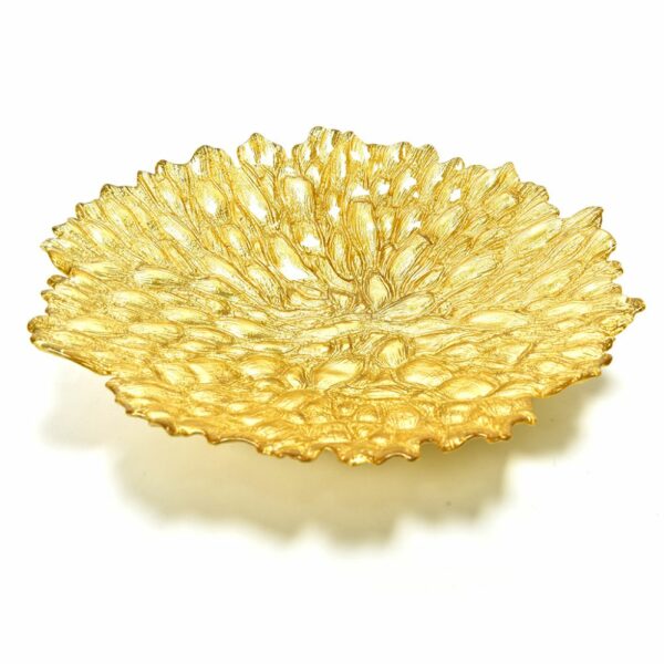Mercury Centrotavola Karina in Vetro Oro 39,5xH7,5Cm 97251