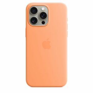 Apple Cover Silicone Magsafe iPhone 15 Pro Max Arancione MT1W3ZMA