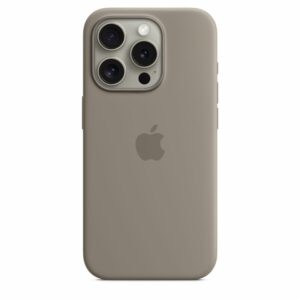 Apple Cover iPhone 15 Pro Max Grigia Magsafe Silicone Max Clay MT1Q3ZMA