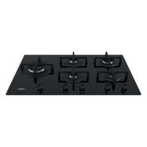 Whirlpool Piano Cottura a Gas 90Cm 5 Fuochi Nero GOA9523NB1