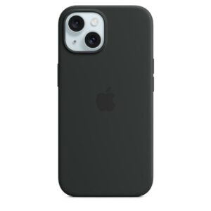 Apple Cover Silicone Magsafe iPhone 15 Nero MT0J3ZMA