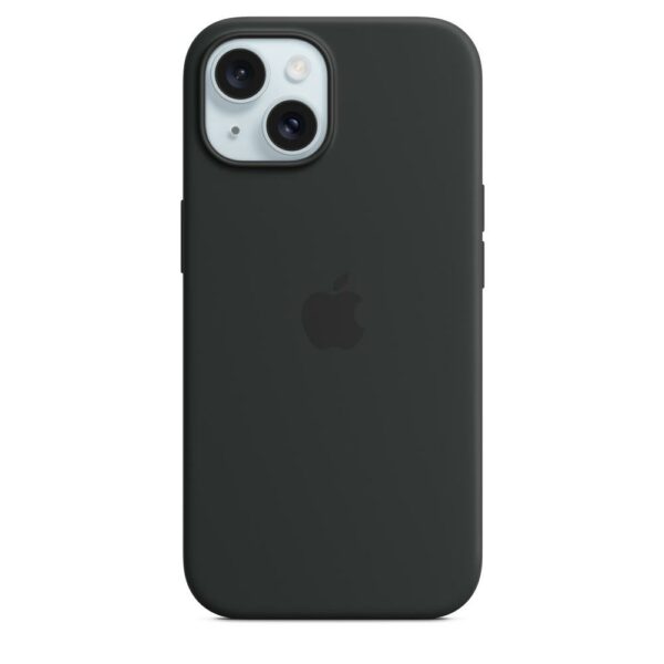 Apple Cover Silicone Magsafe iPhone 15 Nero MT0J3ZMA