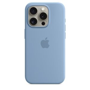 Apple Cover Silicone Magsafe iPhone 15 Pro Winter Blu MT1L3ZMA