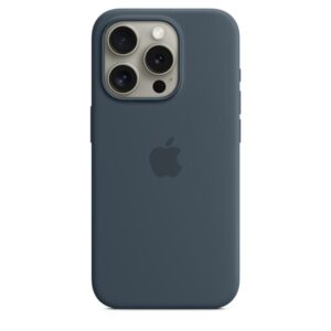 Apple Cover Silicone Magsafe iPhone 15 Pro Storm Blue MT1D3ZMA