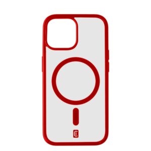 Custodia iPhone 15 Rosso Pop Mag Cellularline POPMAGIPH15R