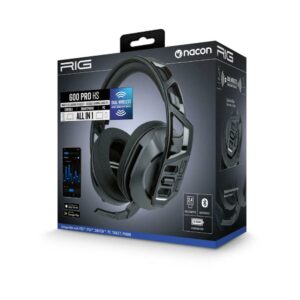 Nacon Cuffia Game Pc/Console Bluetooth Wi-Fi + Microfono Nero