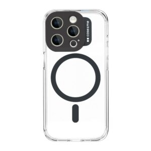 Cover Magsafe Trasparente iPhone 15 Pro Max Nero SBS CMCOVCAMTMSIP1567PK