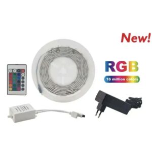 Nova Line Kit Nastro Led Striscia Led RGB da 3Mt con Alimentatore KIT50RGB3