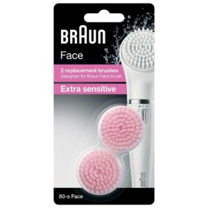 Kit 2 Spazzole Braun Face Extra Sensitive SE80S