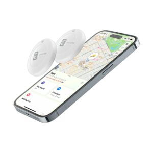 Set 2 Trova Oggetti Apple Ip67 Tracy Bianco CellularLine BTTRACY2W
