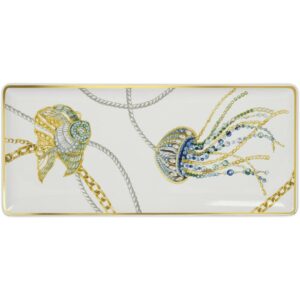 Vassoio Gourmet Rettangolare 28,5 x 12,5Cm Portofino Baci Milano GTR5.POR01
