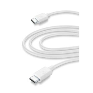 Cavo USB-C To USB-C 3M Bianco CellularLine USBDATACUSBC2C3MW