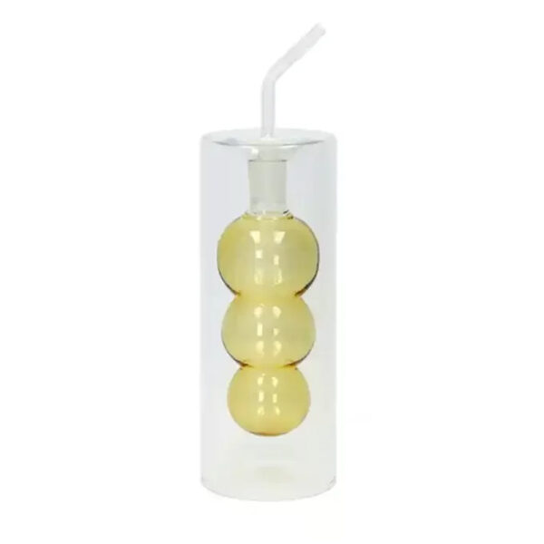 Oliera Bubble in Vetro Giallo Brandani 51490