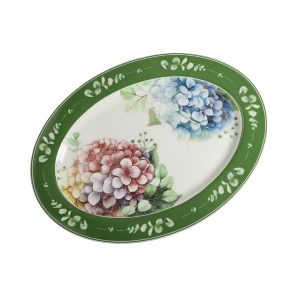 Vassoio in Porcellana Flora 36x26 Cm Brandani 51187