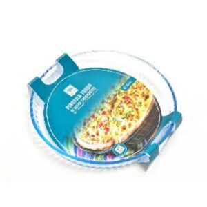 Pirofila Tonda in Vetro Trasparente 32xH5Cm Mercury