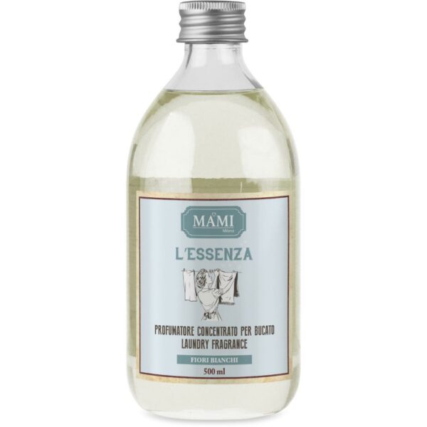 Profumatore concentrato Bucato Fiori Bianchi 500 ML Essenza Mami Milano MB-ES1.11