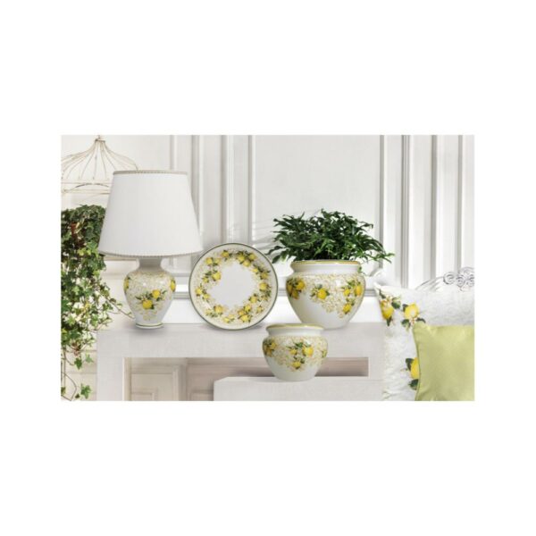 centrotavola limoni ceramica 2