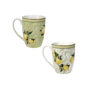Set 2 Mug in Ceramica Limoni Brandani 52756